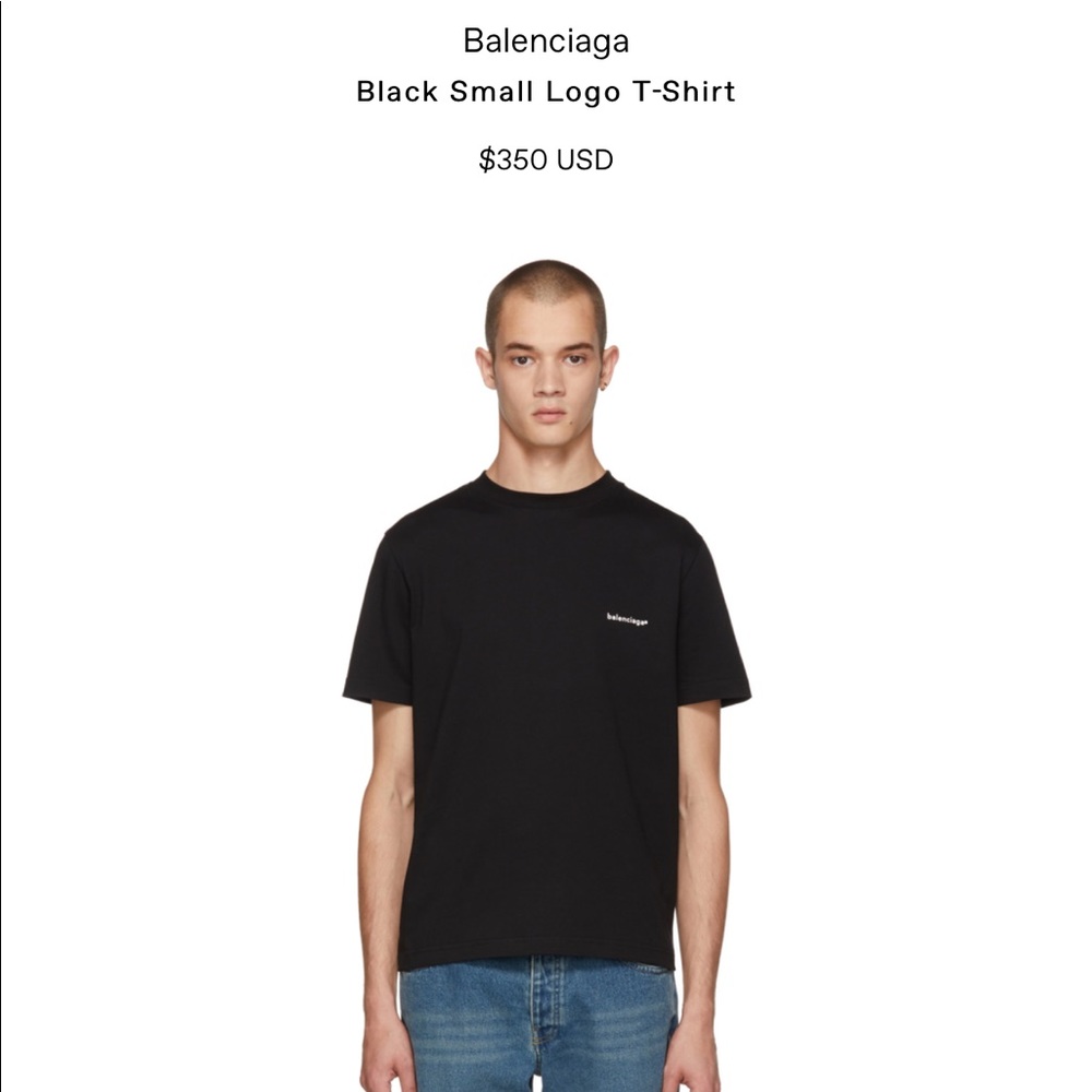 Balenciaga logo t-shirt SS19 new collection. - Picture 2 of 5